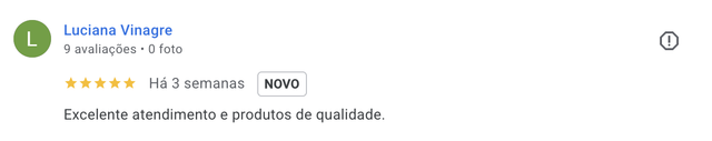 Comentário de cliente Wēv no Google